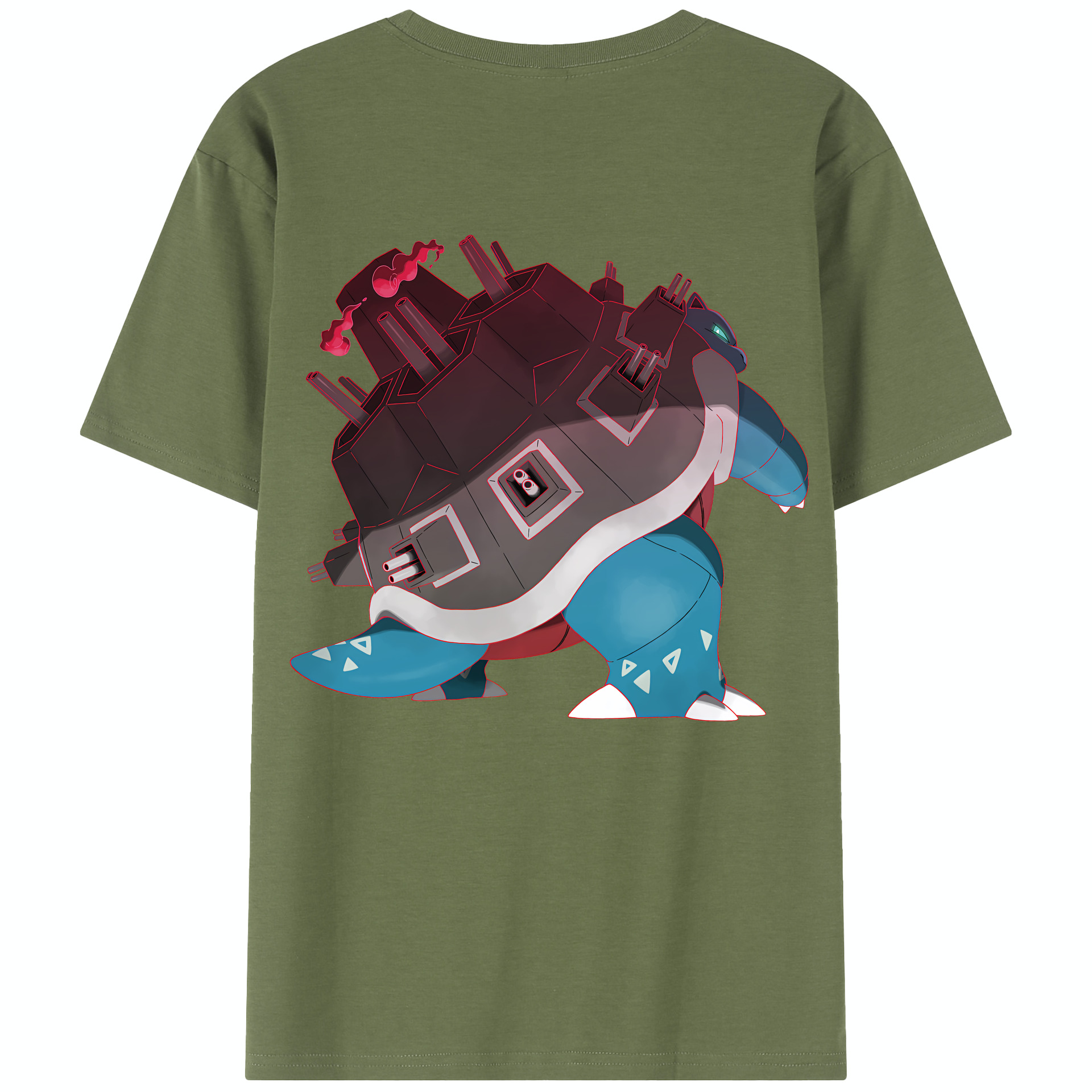 （画像用） ポケットモンスター Pokémon 綿100％半袖Tシャツ（背面プリント）